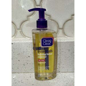 2-Clean & Clear Essentials Foaming Facial Cleanser Oil Free 8oz ORIGINAL FORMULA